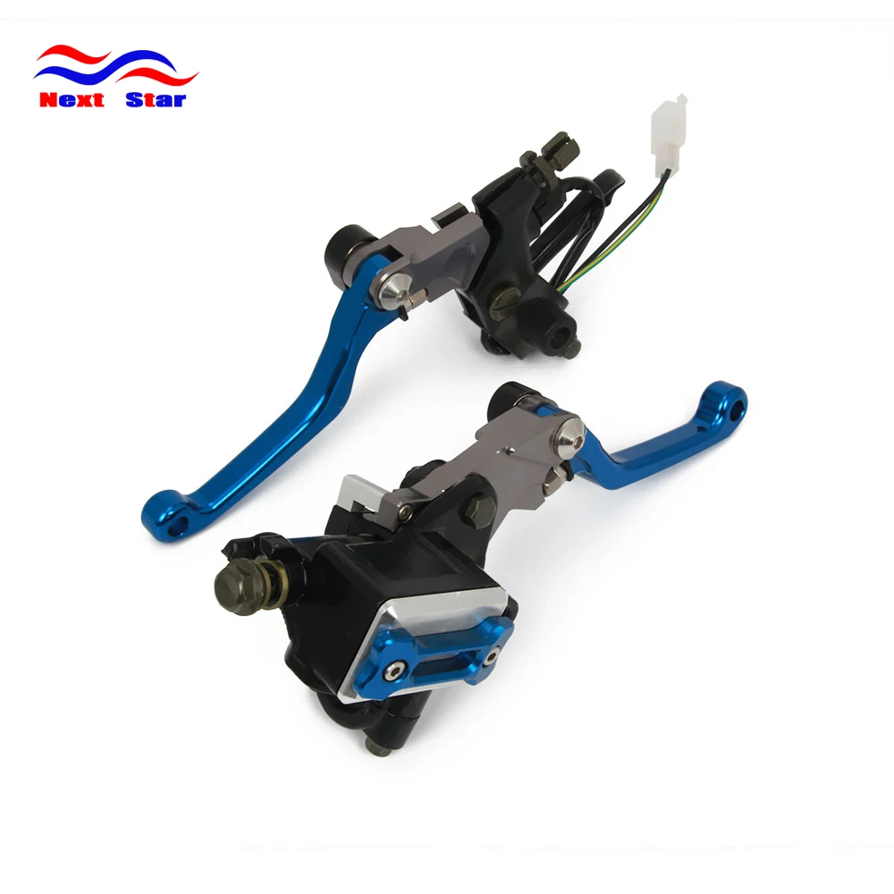 

Universal CNC 22MM Handlebar Adjustable Clutch Brake Levers Master Cylinder Reservoir Pump For CR CRF CBR CB YZ YZF WR FZ MT