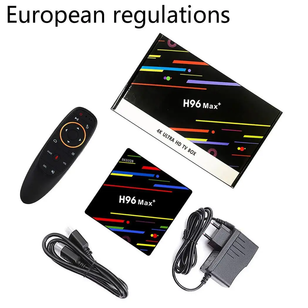 H96 Max + Android 8 1 Smart ТВ HD Стандартный версия голос Box 4 Гб 32 ГБ/64 USB3.0 TF диск Top