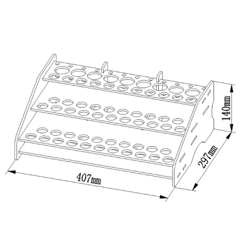 Новая Полка для хранения краски из липы модульная бутылка органайзер держатель с