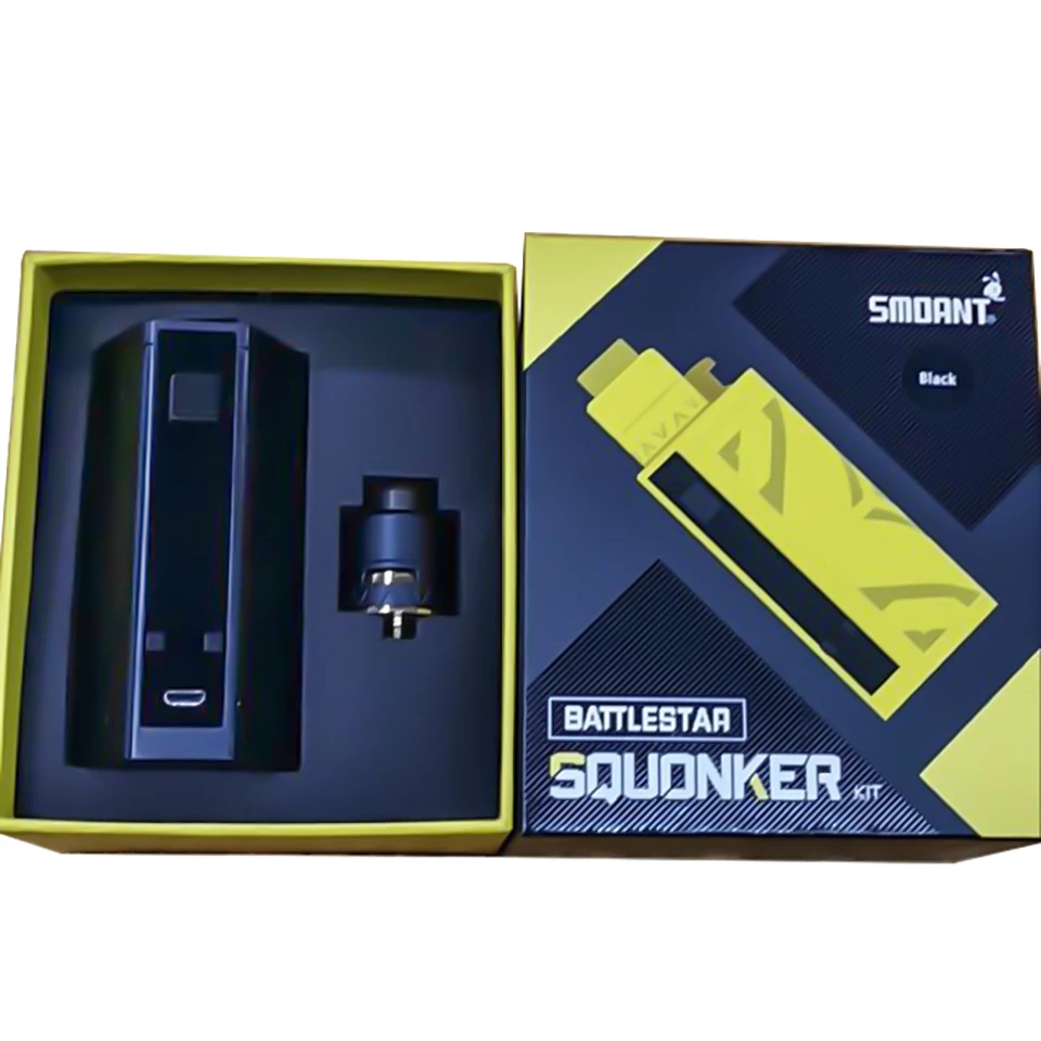 Оригинальный Smoant Battlestar 200 Вт TC Squonker Vape комплект с 7 мл емкость заправка бутылки RDA
