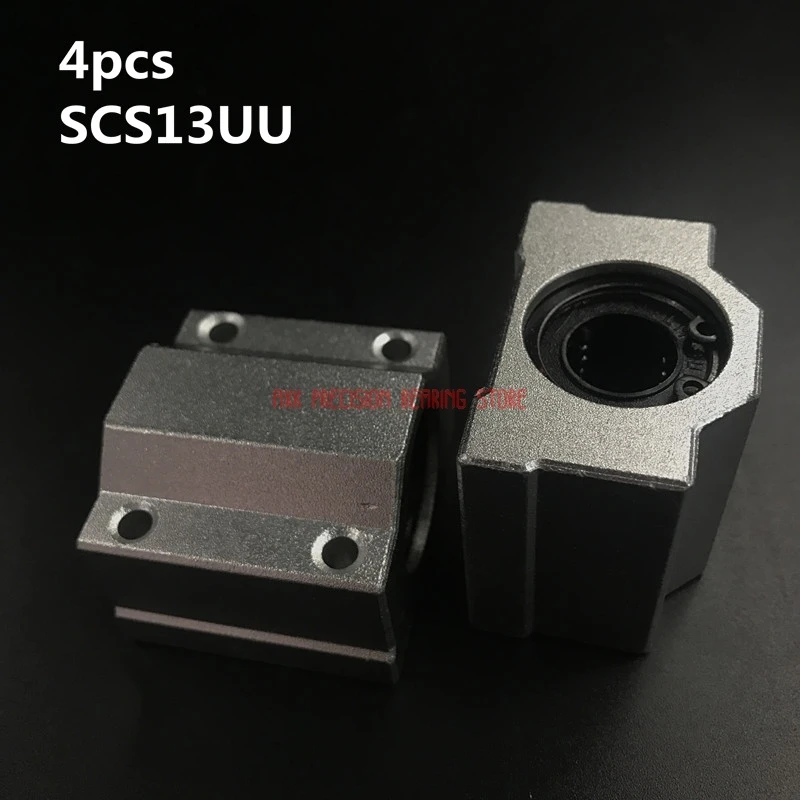 2021 Limited Cnc Router Parts Linear Rail AXK 4pcs/lot Free Shipping Sc13uu Scs13uu 13mm Linear Ball Bearing Block Cnc Router