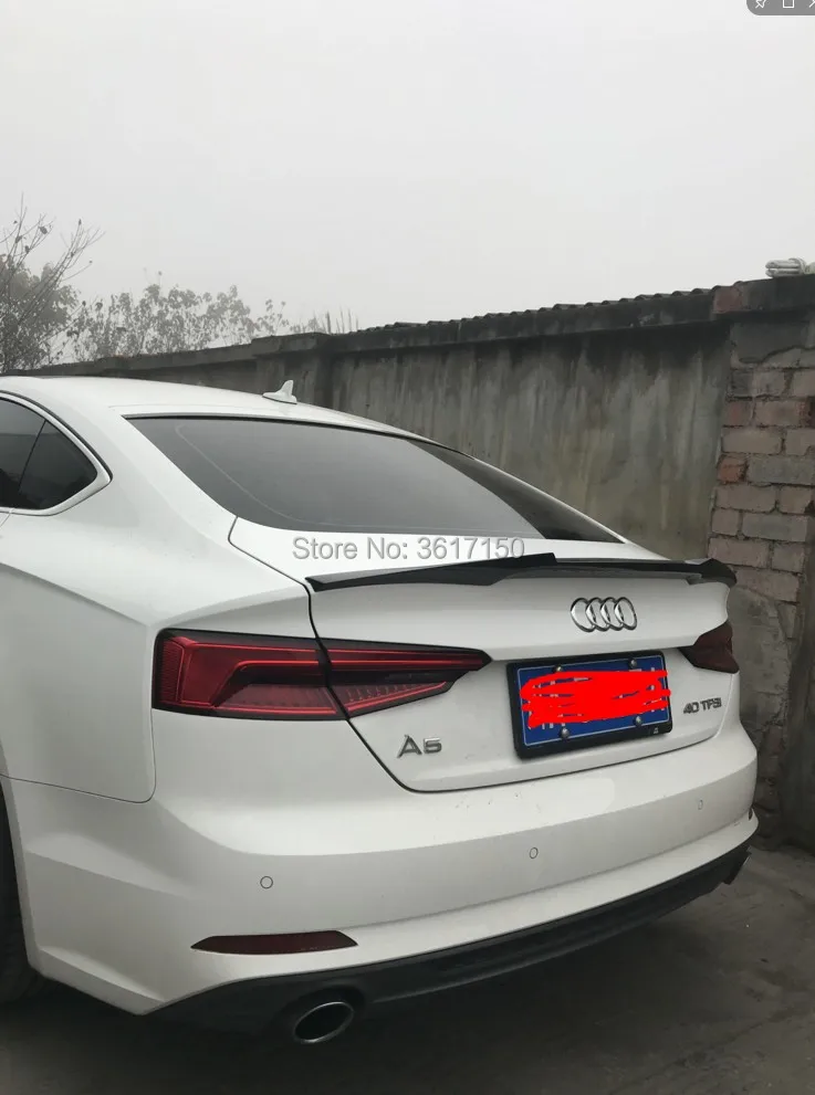 Автомобильный спойлер предназначенный для Audi A5 S5 2Drs из углеродного волокна