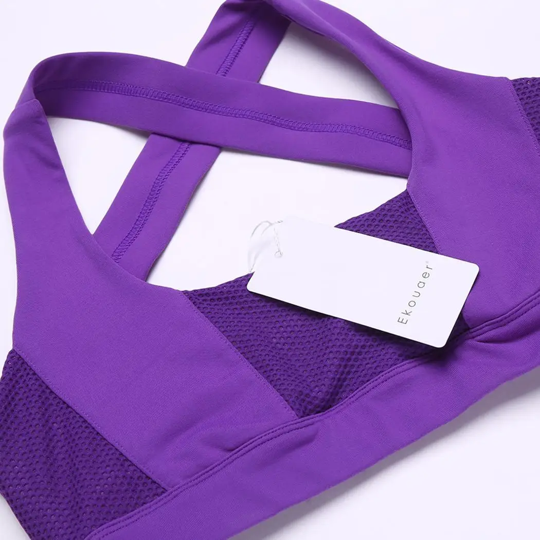 Женский бюстгальтер с открытой спиной спортивный Спортивный