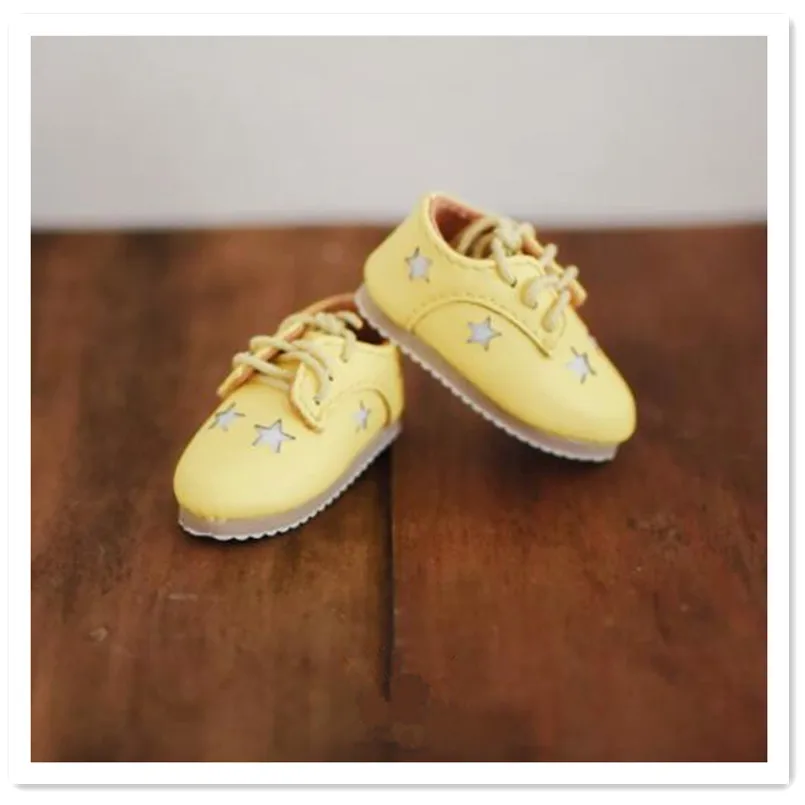 Fashion Doll Shoes 1/6 YOSD BJD for Accessories PU Leather Boots with Star Pattern | Игрушки и хобби