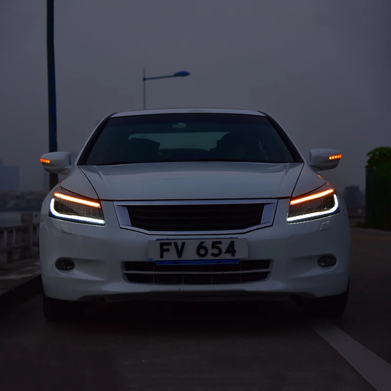 Головной светильник в сборе для Honda Accord 2008-2012 полный светодиодный источник
