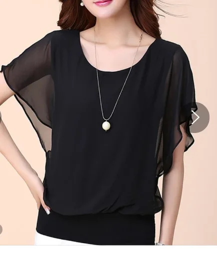 Новинка 2019 летние женские топы с круглым вырезом и коротким рукавом рубашки