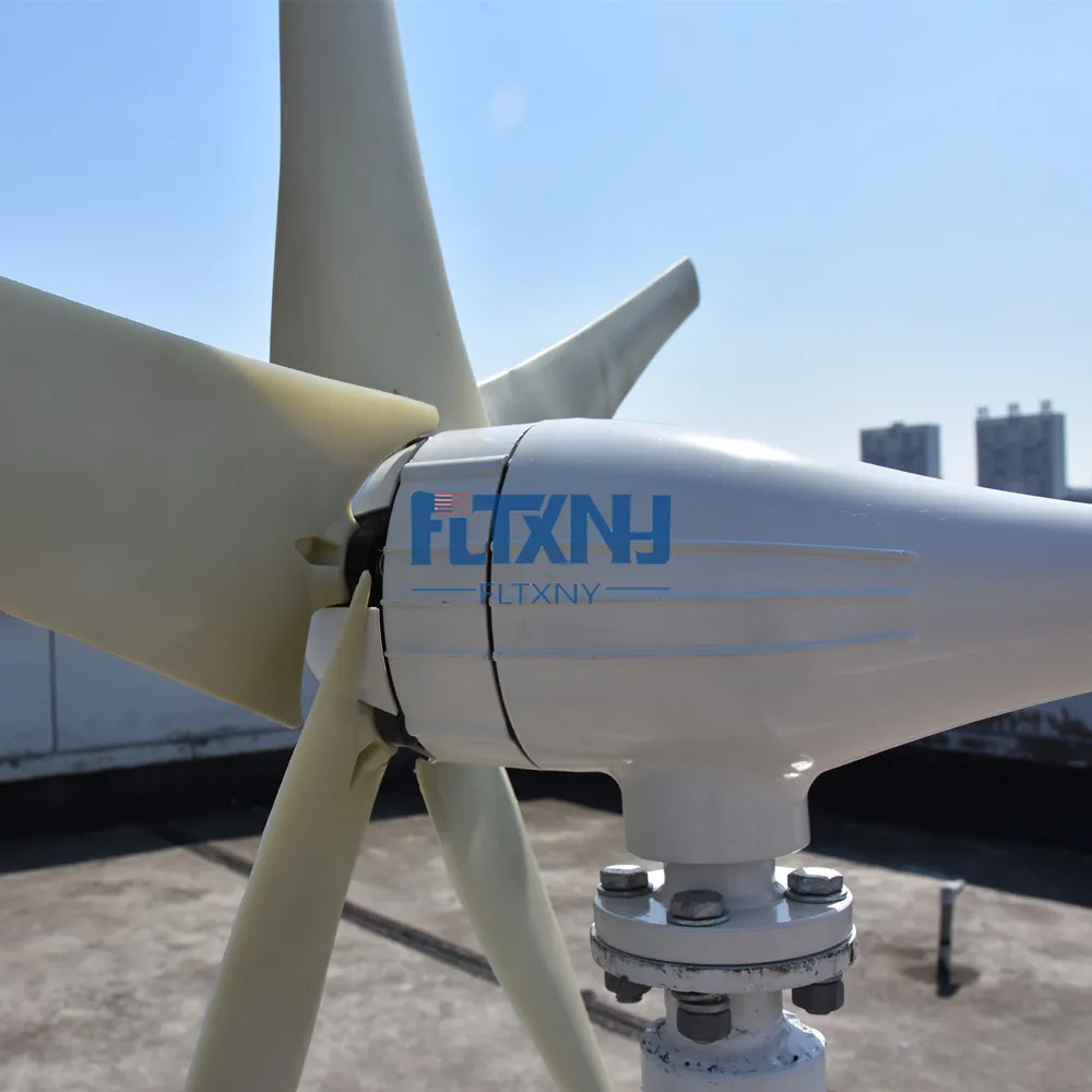 Horizontal Wind turbine 600w 12v 24v 48v generator with MPPT controller for home use no noise | Обустройство дома