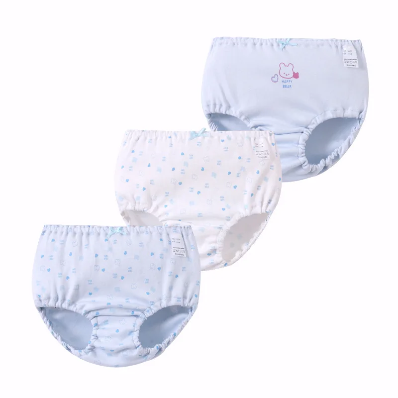 Children girls underwear Underpants Three Bar Boxed My Parents Dear Woman Baby Bread Pants Cartoon 3Pcs/lot |