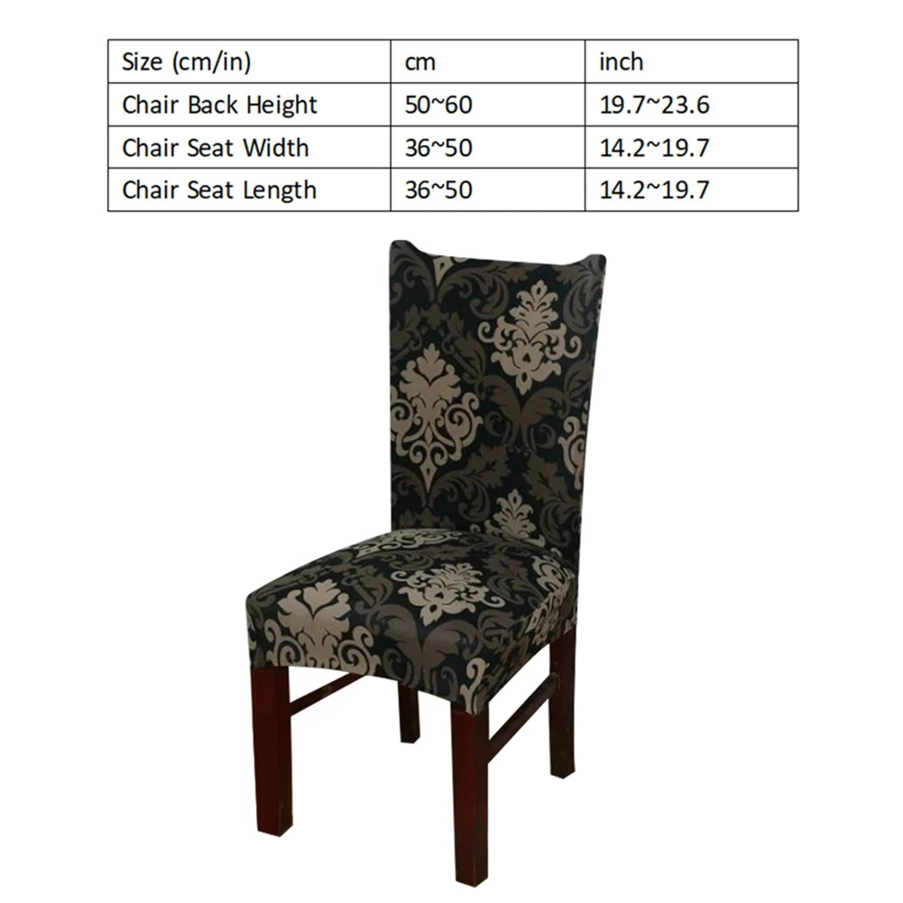 Polyester Print Elastic Chair Cover Removable Protective Covers for Home Wedding Hotel Christmas | Дом и сад