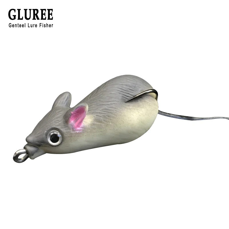 GLUREE Rat Рыболовная Приманка 5 см 10 г Lei Лягушка Мягкие Приманки Силиконовая