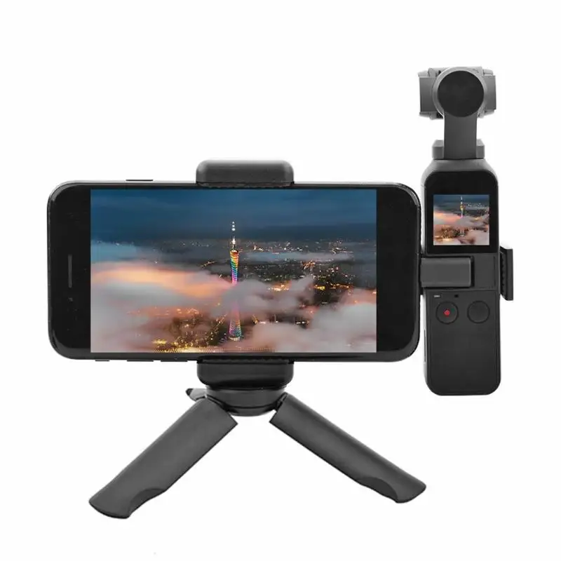 Мобильный телефон закрепительный зажим Кронштейн Настольный Штатив DJI Осмо карман ручные стабилизаторы камера интимные аксессуары