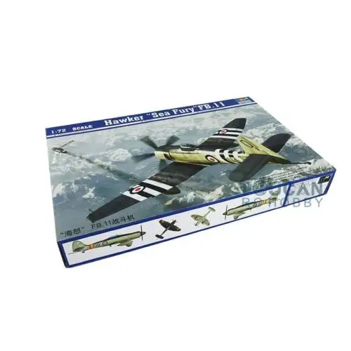 Trumpeter 1/72 01631 Hawker Sea Fury FB 11 набор летательных аппаратов Статическая модель самолета