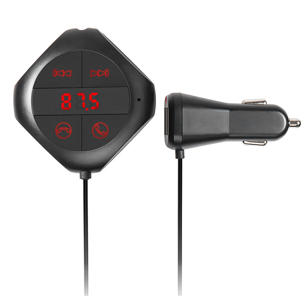 Автомобильное зарядное устройство Dual USB Bluetooth Hands Free Call MP3 аудио плеер fm передатчик