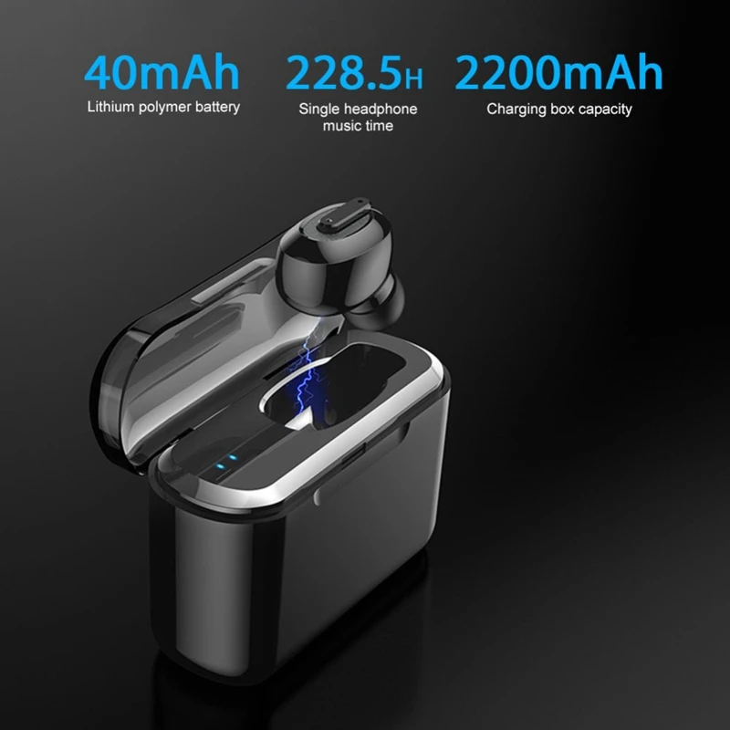 T1 беспроводные Bluetooth невидимые наушники с одним ухом 4 2 Edr Мини Беспроводная