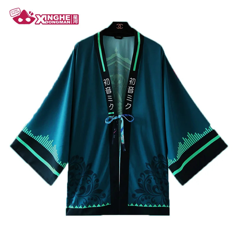 Milky Way Anime Hatsune Miku Haori Traditional Kimono Unisex Girl Harajuku Yukata Fans Lovers' | Тематическая одежда и