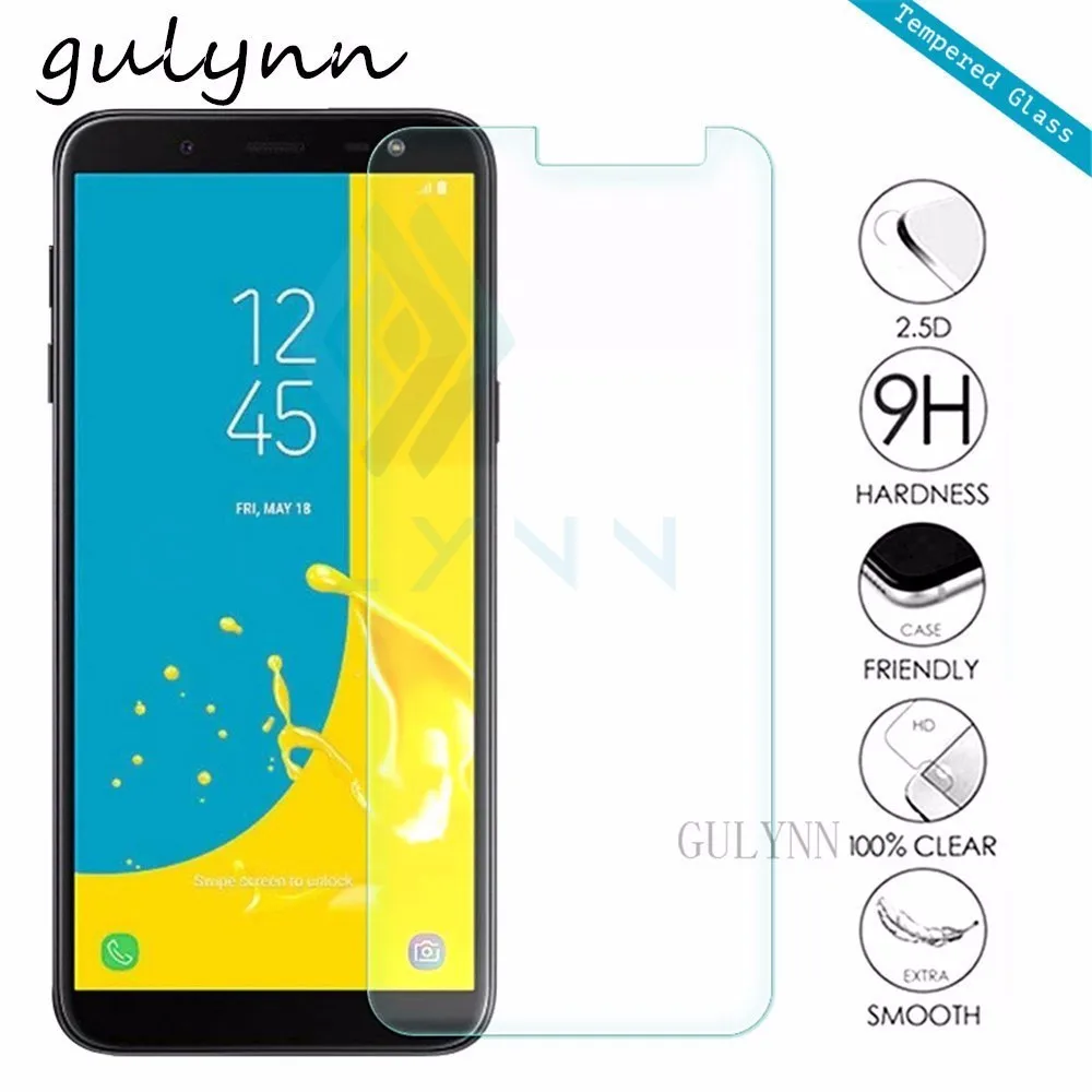 Ультратонкое закаленное стекло 9H для Samsung Galaxy A8 A6 Plus 2018 J4 J6 J8 A3 A5 A7 A71 A51 A91 A01 HD