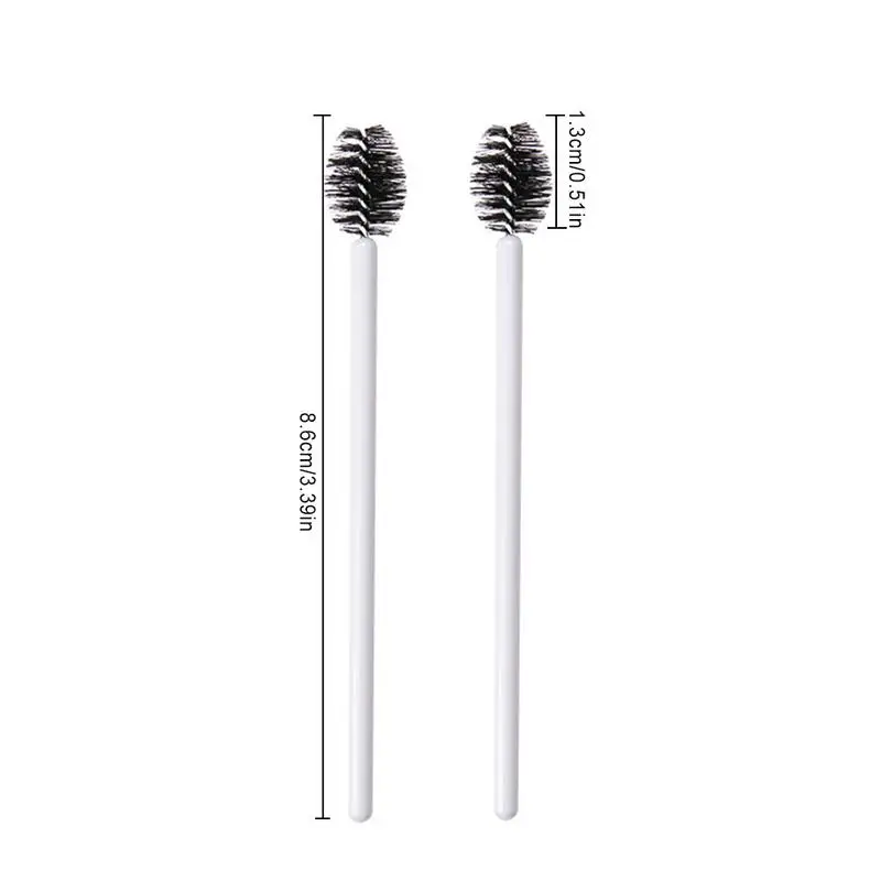 100 шт./лот одноразовые кисти для ресниц Мини Тушь аппликатор натуральные