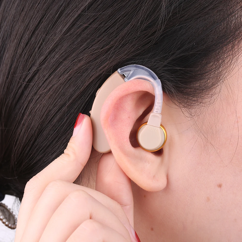 AXON цифровой BTE звуковой слуховой аппарат персональный усилитель звука за ухом