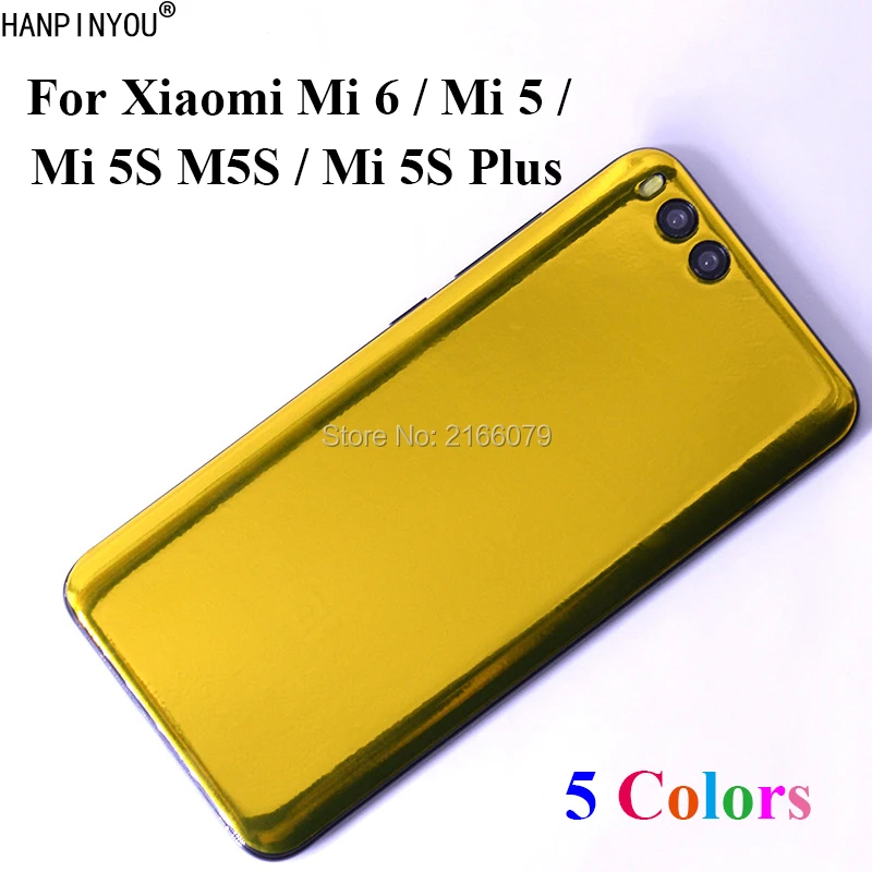Для Xiaomi mi 6 5 5S плюс s + Гальваника rror всего тела задняя крышка наклейка телефон кожи