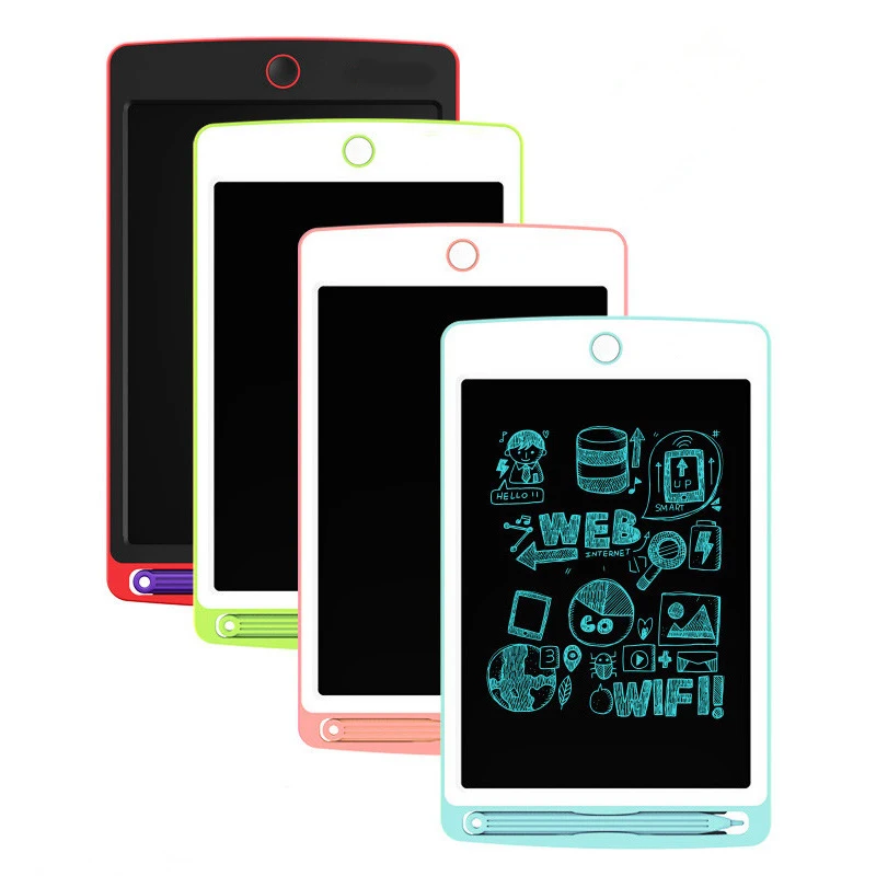 

Цифровой графический планшет для рисования, детский планшет для рисования, электронный ЖК-дисплей 8,5 дюйма, ультратонкая доска для сообщени...