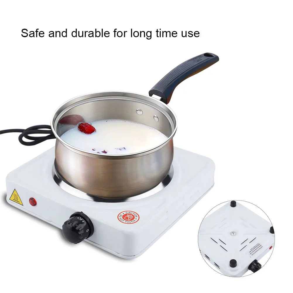 

110V-240V Multipurpose Kitchen Lab Mini Electric Stove Hot Cooking Heater Plate Accessories 1000W