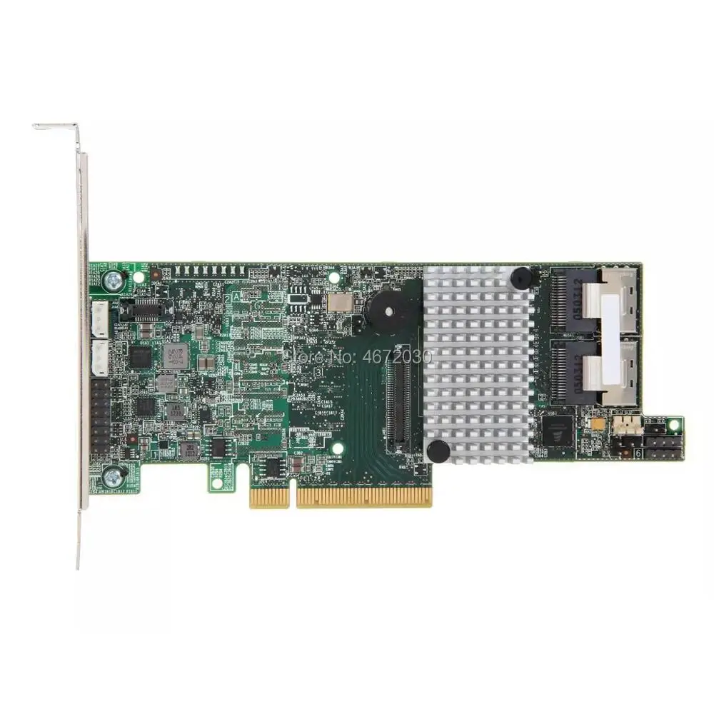 Новая карта контроллера Broadcom Avago LSI MegaRAID SAS 9266 8i LSI00296 4 порта 1 ГБ кэш SFF8087 6 RAID0.1.5.6 PCI E