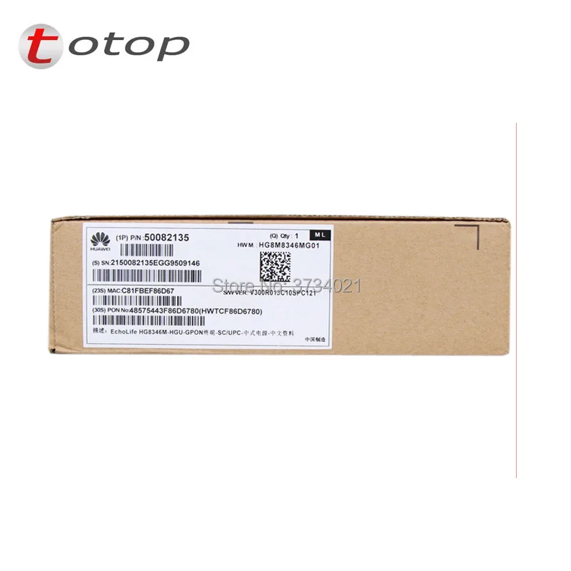 100% Оригинальный Huawei HG8346R EPON ONU ONT 4FE + 2Tel USB WIFI английская прошивка HUAWEI волоконно