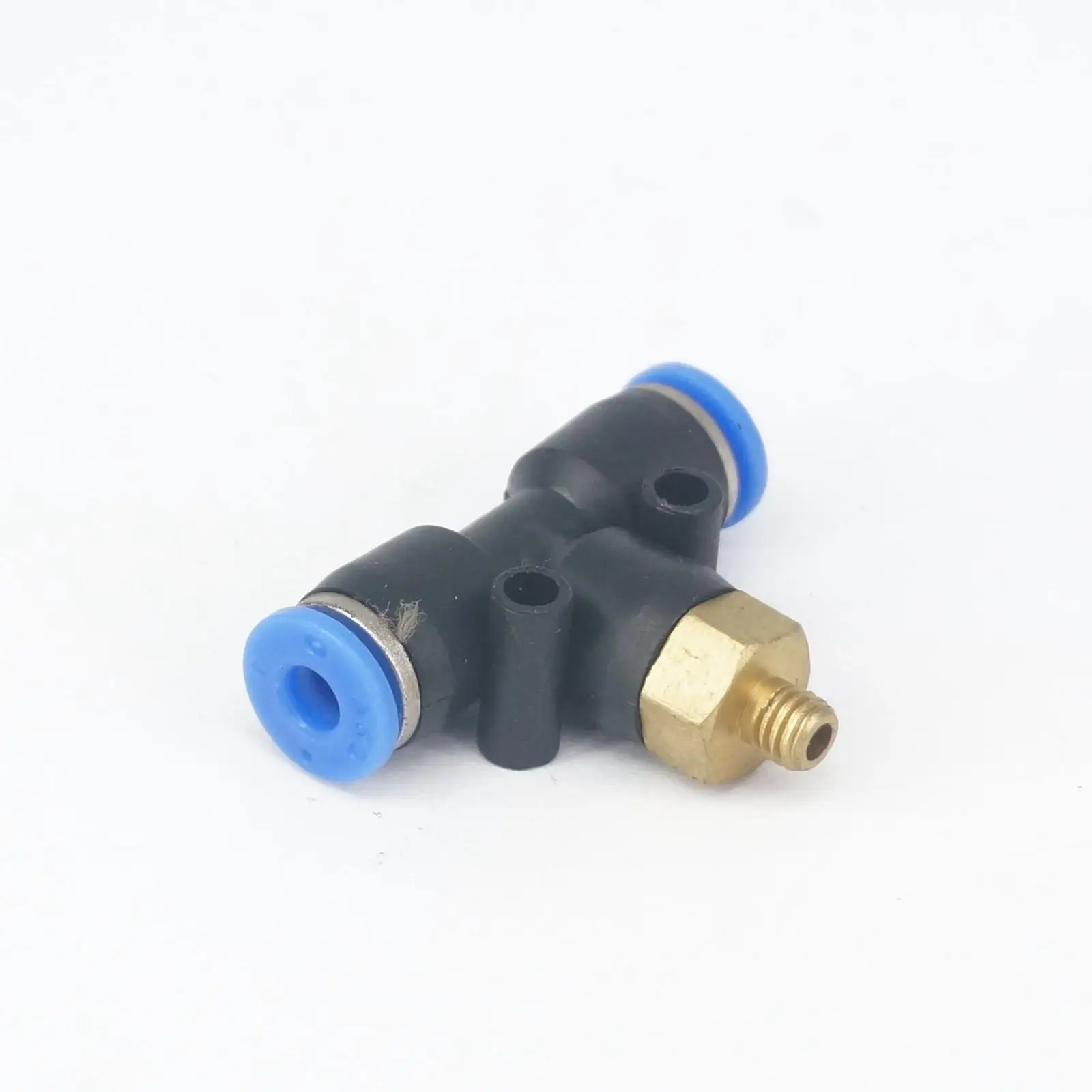 LOT 5 M5 Male to Fit Tube O/D 4mm Pneumatic Tee 3 Way Push In Connector Union Quick Release Air Fitting Plumbing | Обустройство дома