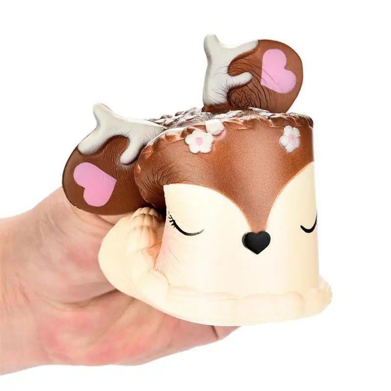 18 новейший коврик с запоминанием формы Jumbo 11 см Kawaii Dream Elk Deer Cake ароматизированный
