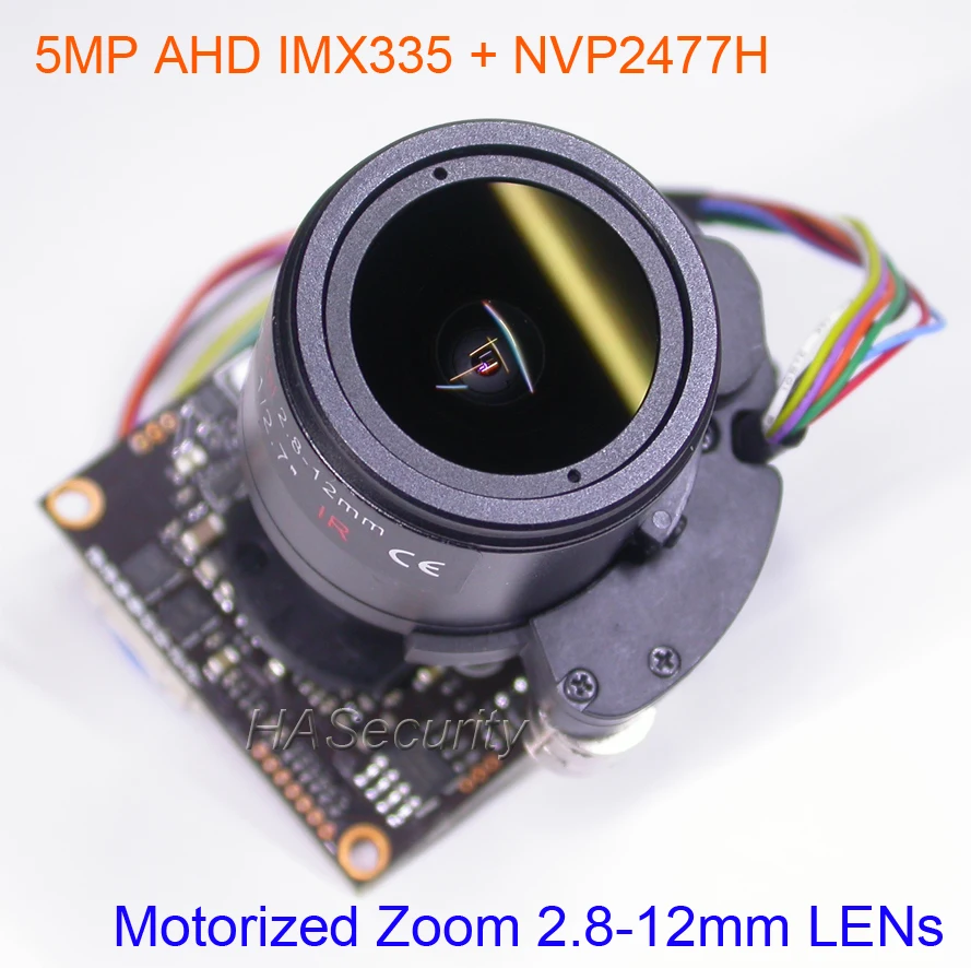 AHD 5 МП 4 моторизованный 2 8 12 мм зум и Автофокус Объектив 1/2.8 STARVIS IMX335 CMOS NVP2477 модуль