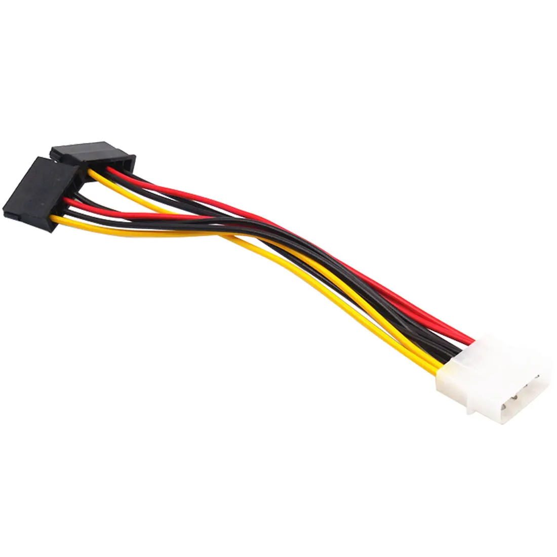 Новинка Высокое качество 4 Pin IDE силовой сплиттер 1 папа 2 Женский ATA/SATA кабель Y
