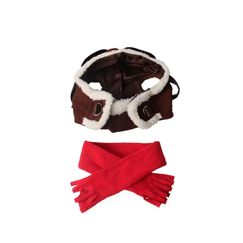 Орнамент с изображением собак Pet авиатор шляпа хлопок сплошной цвет имитация