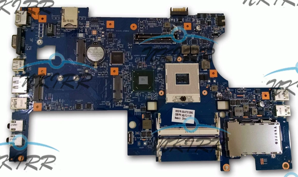 m 48.4vt01.01m Nbv7l11001 Hm77 Pga989 Ddr3 Motherboard para Travelmate P633-v P633-m Tmp633-m Tmp633-v Tmp633 mb 113131 Bad30-hc Placa-mãe para notebook
