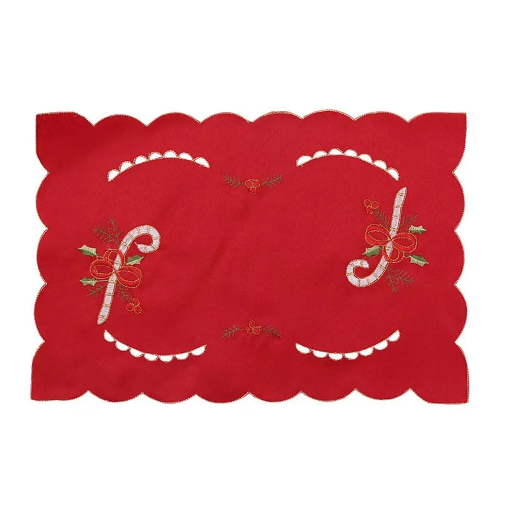 Вечерние рождественские Рождество Клаус подарочные свечи костыли из placemate полые