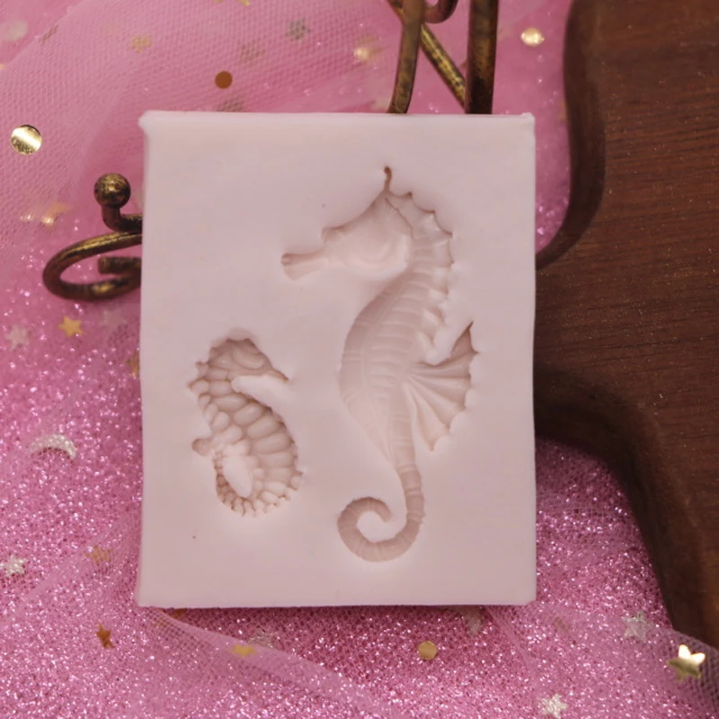 1 шт. Sugarcraft Seahorse силиконовые формы для украшения торта инструменты шоколада