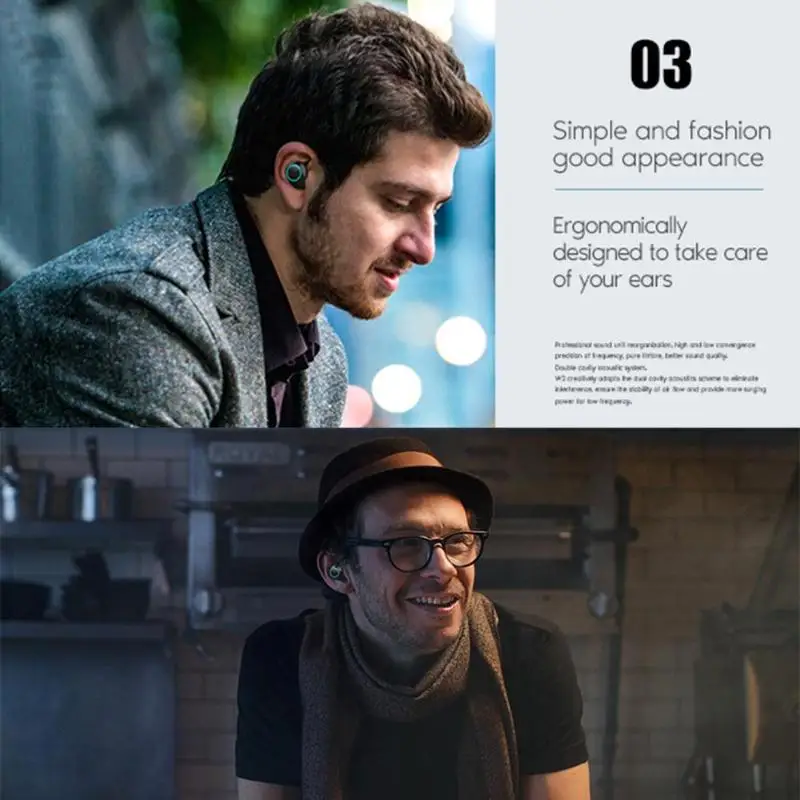 J1 мини наушники-вкладыши TWS с Беспроводной Bluetooth 5 0 наушники IPX67 Водонепроницаемый