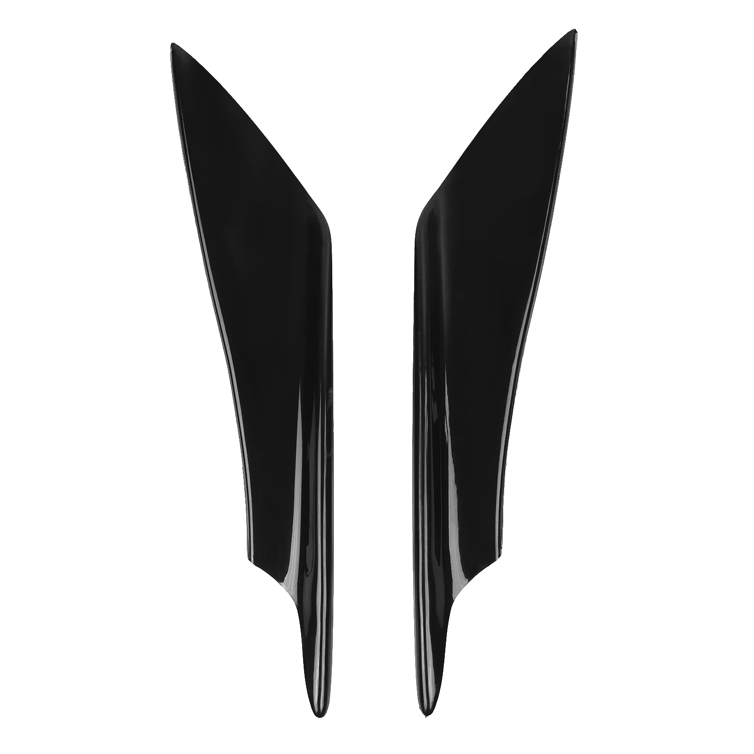 4 шт. Черный Автомобильный передний бампер разделитель для губ универсальный