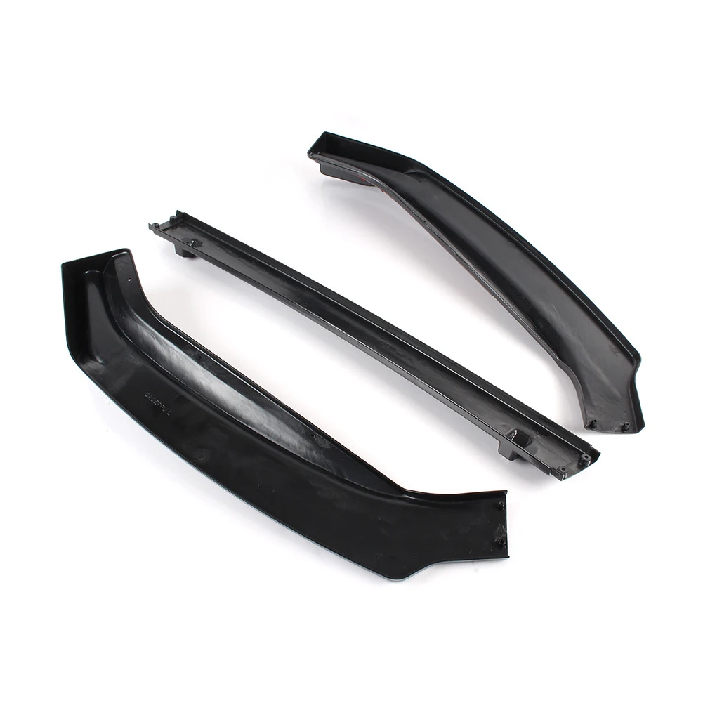

For Volkswagen Golf 7.5 Auto Cover Front Bumper Lip Trim Cover Spoiler 2014 2015 2016 Black ABS Plastic