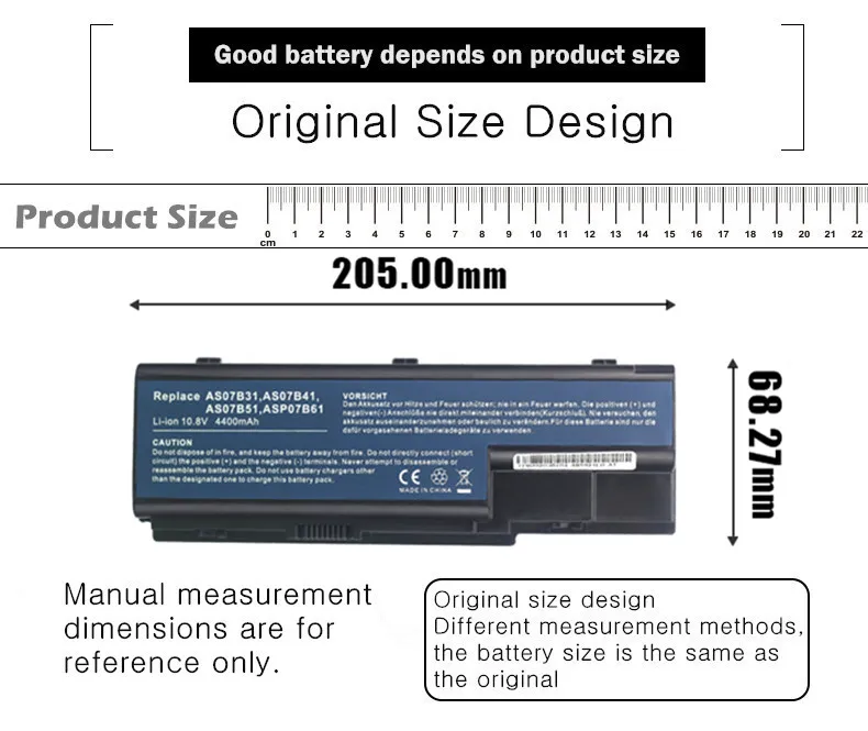 Аккумулятор для ноутбука ACER AS07B31 AS07B32 AS07B41 AS07B42 AS07B51 AS07B52 AS07B71 AS07B72 AS07B61 batteia |