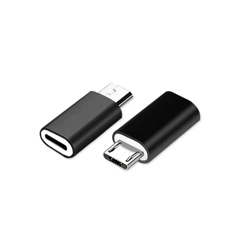 Переходник из алюминиевого сплава с разъемом Lightning 8 Pin мама на Micro USB|Переходники и
