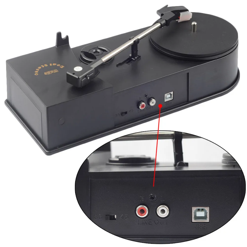 Портативный мини Usb 2 0 проигрыватель долгоиграющая запись аудио плеер Mp3 Cd плееры