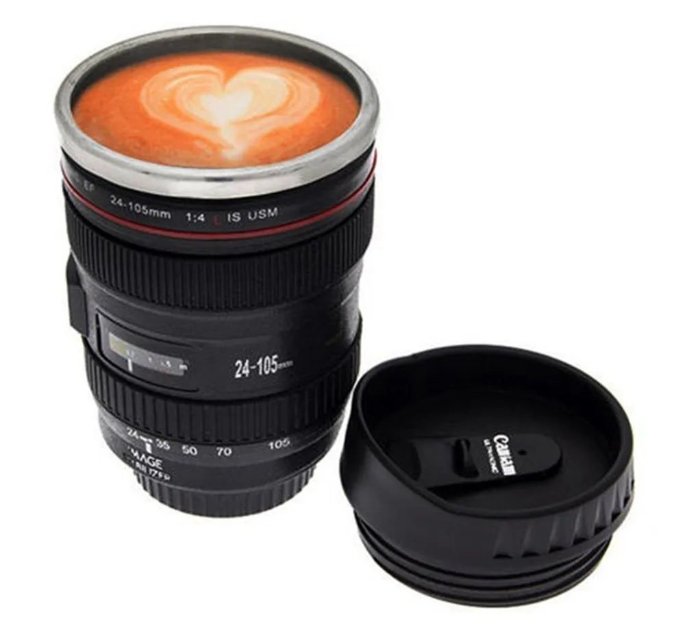 Термос для объектива камеры Canon EF 24-105 мм кружка кофе нержавеющая сталь W крышка