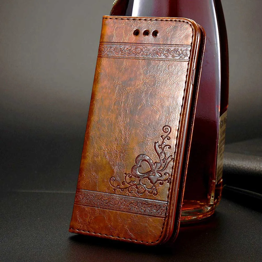 CASEIER кожаный чехол для телефона Samsung Note 9 8 S8 S9 Plus с отделением карт Galaxy Ретро