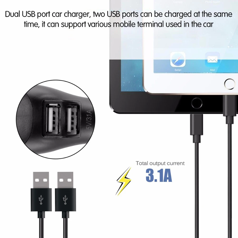 Автомобильный очиститель воздуха с 2 портами USB освежитель ионизатор умное
