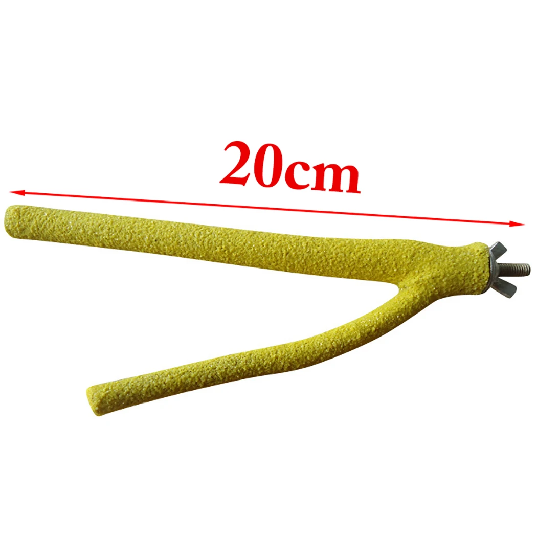 Новое поступление 2019 2 шт. 20 см вилка из древесины для домашних животных попугаев