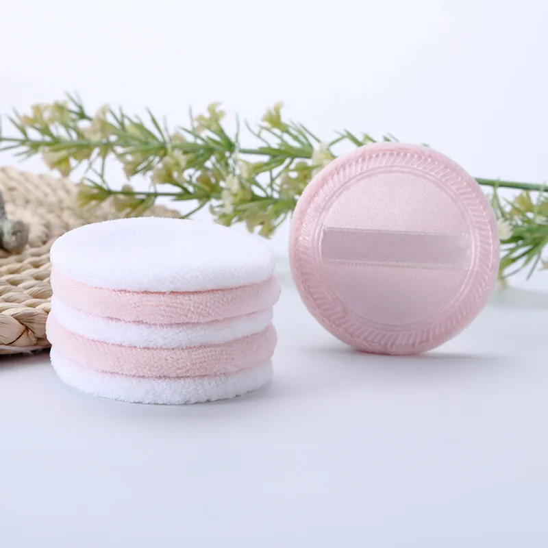 6 шт./лот уход за кожей лица Пудра для тела Косметическая пуховка макияжа Мягкий