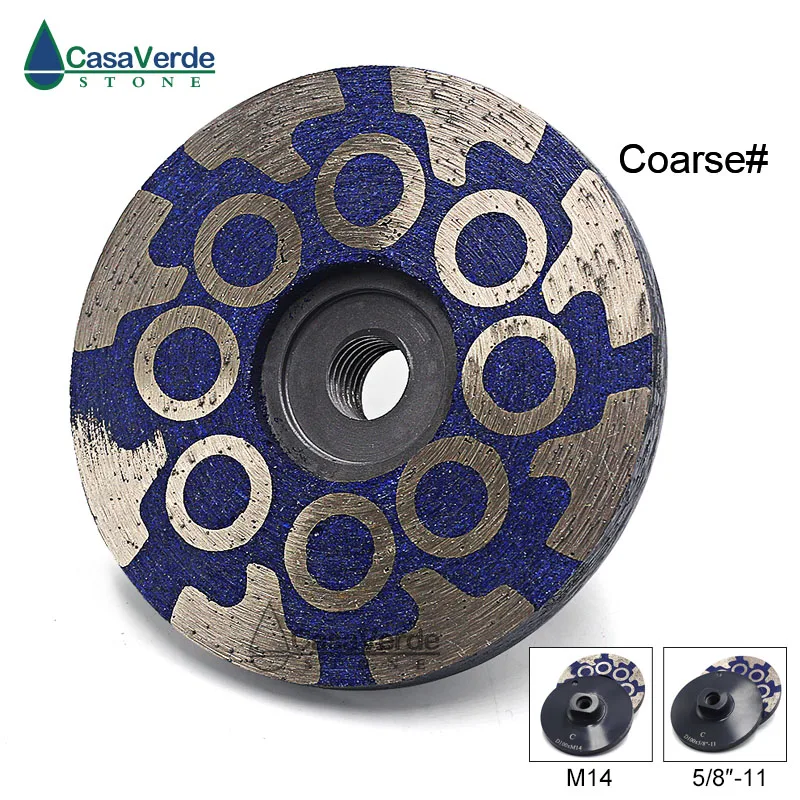 1pc/lot Coarse 100mm Resin Filled 4 Inch Diamond Turbo Grinding Discs For Grinding And Polishing Stone