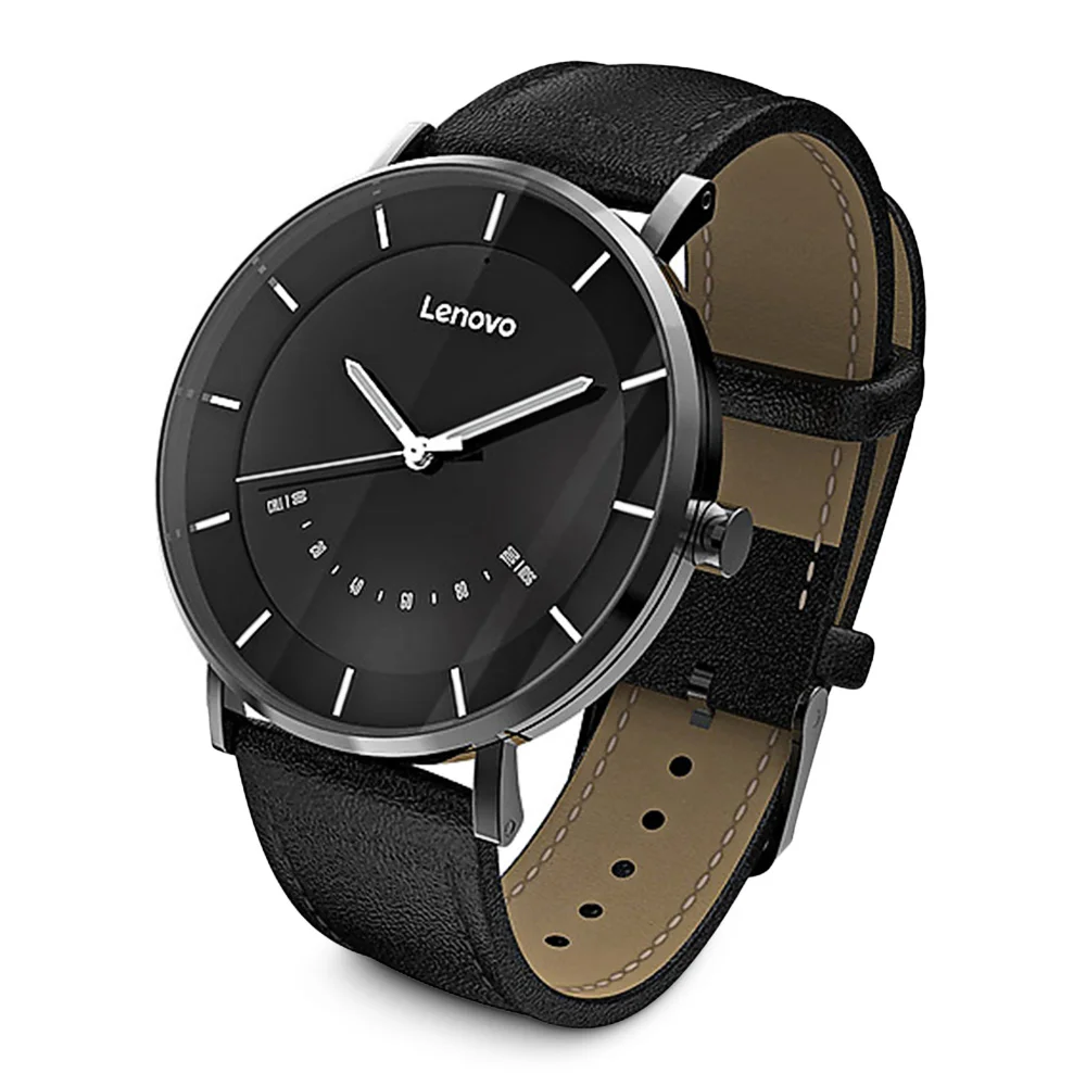 Оригинальные lenovo часы S Smartwatch 5ATM водонепроницаемые умные кварцевые мониторинг