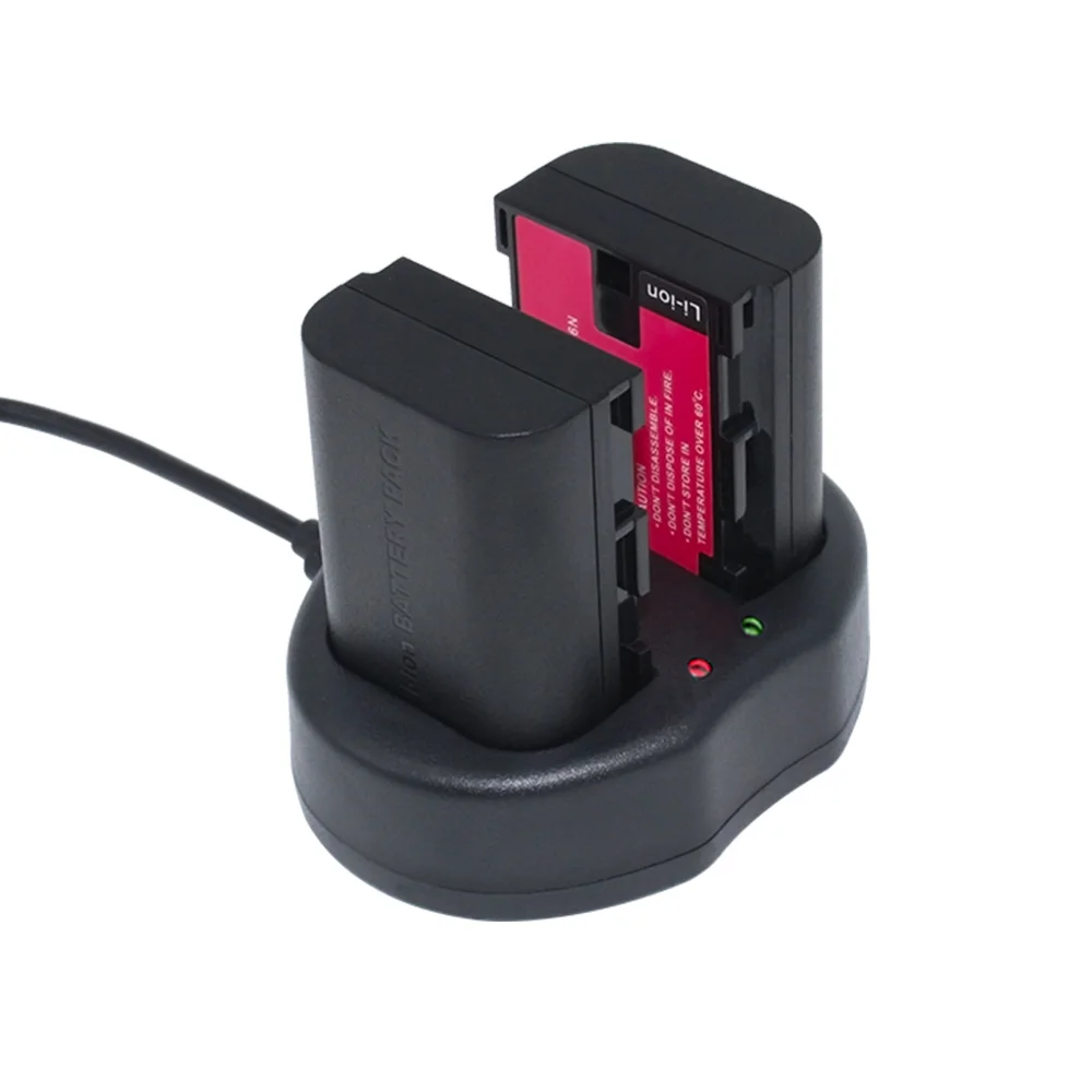Зарядное устройство для аккумулятора 2 шт. 5D Mark II III IV 70D 5Ds 6D 80D 7D 60D R DSLR|battery for