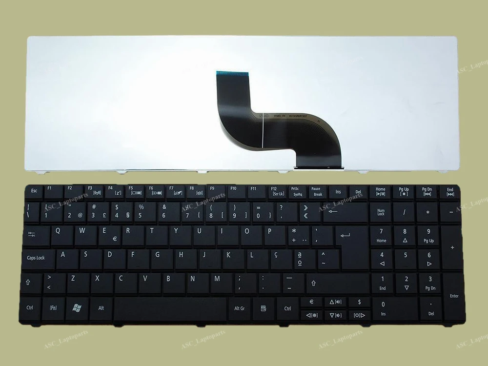 Новая клавиатура с португальской раскладкой для ноутбука ACER travelmate 5735g 5735z 5742 5742g